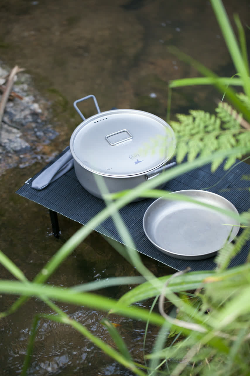 Casseroles de Camping en Titane